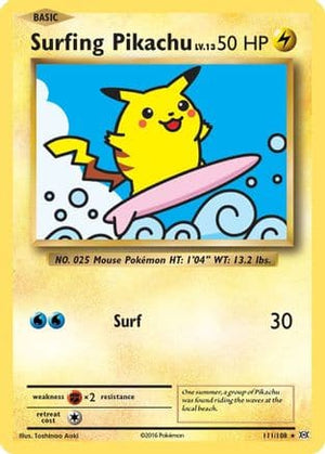 Surfing Pikachu 111/108 - Evolutions