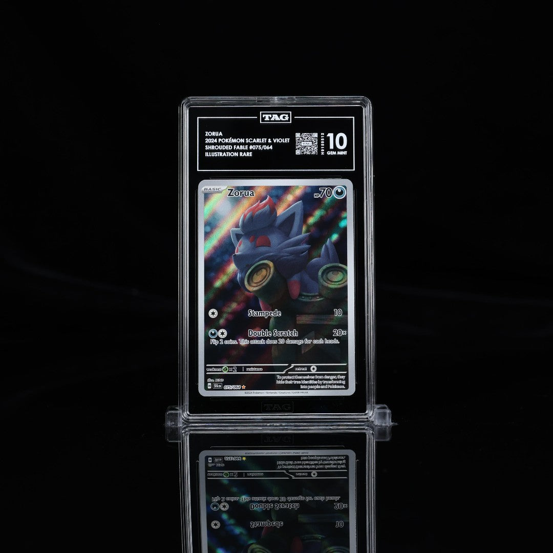 Zorua IR Shrouded Fable #075 TAG 10