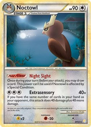 Noctowl - 8/123 (HeartGold & SoulSilver) 8 - Deck Exclusives - Poke-Collect