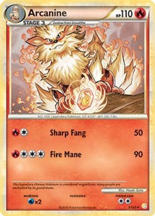 Arcanine (HeartGold & SoulSilver) 1 - Deck Exclusives - Poke-Collect