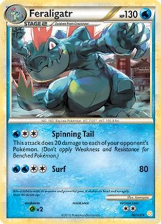 Feraligatr - 20/123 (Cosmos Holo) 20 - Deck Exclusives Holofoil - Poke-Collect