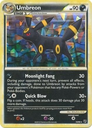 Umbreon - 10/90 (Cracked Ice Holo) 10 - Deck Exclusives Holofoil - Poke-Collect