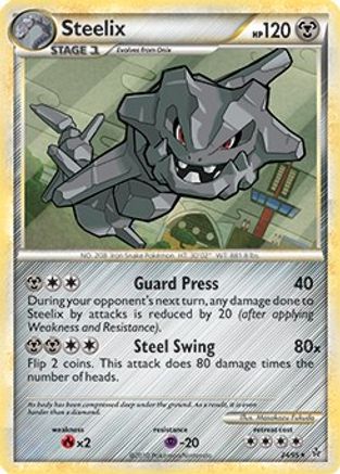 Steelix - 24/95 (HGSS Unleashed) 24 - Deck Exclusives Holofoil - Poke-Collect