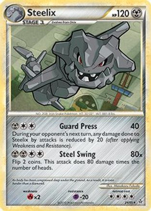 Steelix - 24/95 (HGSS Unleashed) 24 - Deck Exclusives Holofoil - Poke-Collect