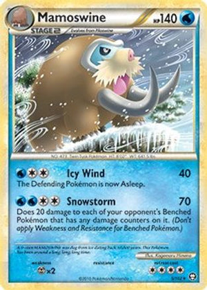 Mamoswine - 5/102 (Cracked Ice Holo) 5 - Deck Exclusives Holofoil - Poke-Collect
