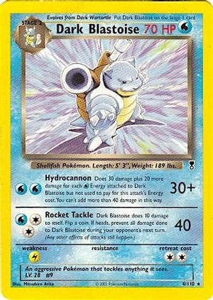 Dark Blastoise - 4/110 (WotC Legendary Collection) 4 - Deck Exclusives - Poke-Collect