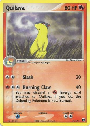 Quilava 51 - EX Battle Stadium - Poke-Collect