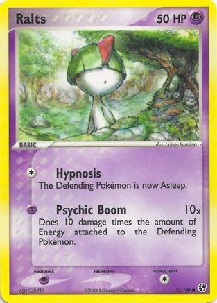 Ralts 74 - EX Battle Stadium - Poke-Collect