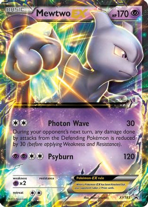 Mewtwo-EX XY183/211 - XY Black Star Promos Holofoil - Poke-Collect