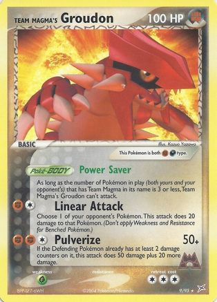 Team Magma's Groudon - 9/95 (EX Team Magma vs Team Aqua) 9 - Deck Exclusives - Poke-Collect
