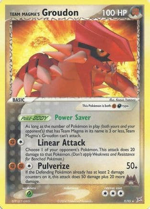 Team Magma's Groudon - 9/95 (EX Team Magma vs Team Aqua) 9 - Deck Exclusives - Poke-Collect