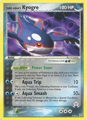 Team Aqua's Kyogre - 3/95 (EX Team Magma vs Team Aqua) 3 - Deck Exclusives - Poke-Collect