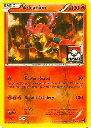 Volcanion - 25/114 (Pokemon League) 25 - League & Championship Cards Reverse Holofoil - Poke-Collect