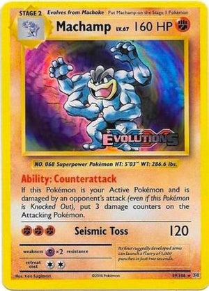 Machamp (XY Evolutions Prerelease) 59 - XY Promos Holofoil - Poke-Collect