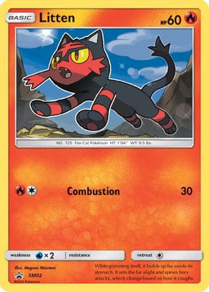 Litten SM02/248 - SM Black Star Promos Holofoil - Poke-Collect