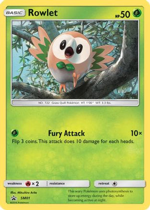 Rowlet SM01/248 - SM Black Star Promos Holofoil - Poke-Collect