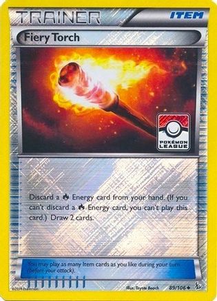 Fiery Torch - 89/106 (Pokemon League) 89 - League & Championship Cards Reverse Holofoil - Poke-Collect