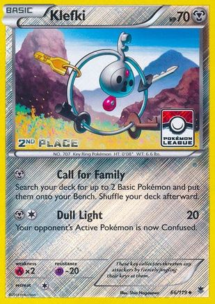 Klefki - 66/119 (Pokemon League) [2nd Place] 66 - League & Championship Cards Reverse Holofoil - Poke-Collect