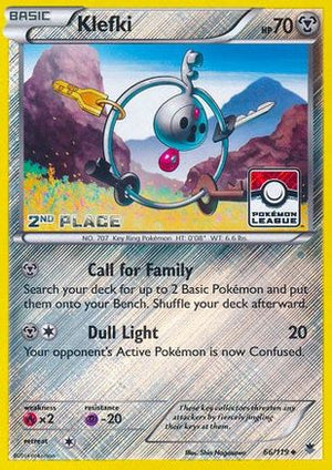 Klefki - 66/119 (Pokemon League) [2nd Place] 66 - League & Championship Cards Reverse Holofoil - Poke-Collect