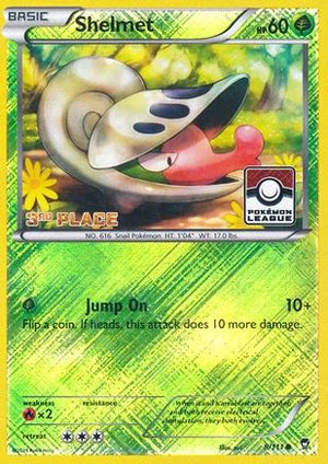 Shelmet - 8/111 (Pokemon League) [3rd Place] 8 - League & Championship Cards Reverse Holofoil - Poke-Collect