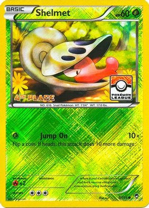 Shelmet - 8/111 (Pokemon League) [4th Place] 8 - League & Championship Cards Reverse Holofoil - Poke-Collect