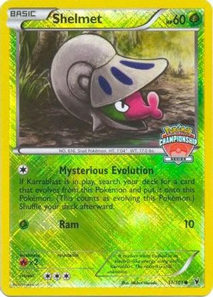 Shelmet - 11/101 (Championship Series) 11 - League & Championship Cards Reverse Holofoil - Poke-Collect