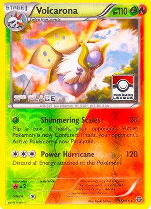 Volcarona - 15/114 (Pokemon League) [2nd Place] 15 - League & Championship Cards Reverse Holofoil - Poke-Collect