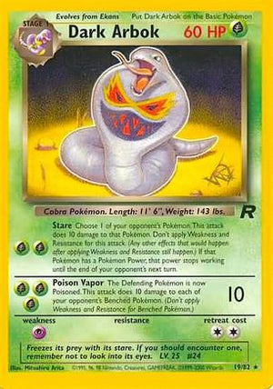 Dark Arbok [W Stamped] 19 - WoTC Promo - Poke-Collect