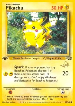 Pikachu [W Stamped] 60 - WoTC Promo - Poke-Collect