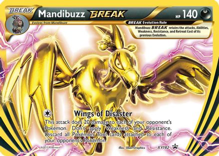 Mandibuzz BREAK XY182/211 - XY Black Star Promos Holofoil - Poke-Collect