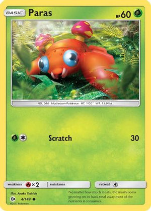 Paras 4/149 - Sun & Moon - Poke-Collect