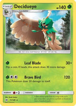Decidueye 11/149 - SM Base Set Reverse Holofoil - Poke-Collect