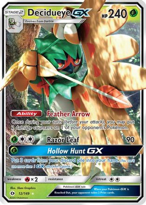 Decidueye-GX 12/149 - Sun & Moon Holofoil