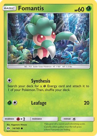 Fomantis 14/149 - SM Base Set - Poke-Collect