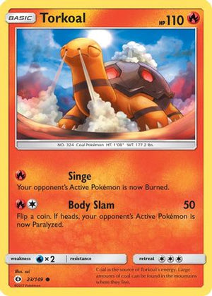 Torkoal 23/149 - Sun & Moon - Poke-Collect