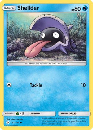 Shellder 33/149 - Sun & Moon - Poke-Collect