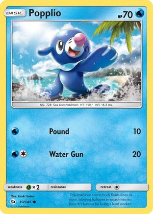 Popplio 39/149 - SM Base Set