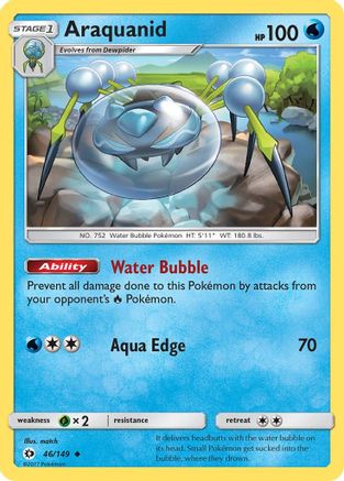 Araquanid 46/149 - SM Base Set Reverse Holofoil - Poke-Collect