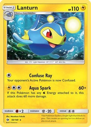Lanturn 50/149 - Sun & Moon - Poke-Collect