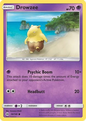 Drowzee 59/149 - SM Base Set - Poke-Collect