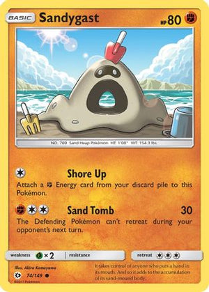 Sandygast 74/149 - Sun & Moon - Poke-Collect