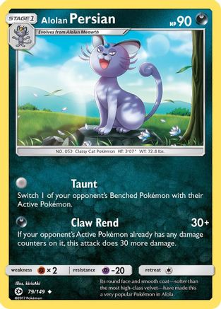 Alolan Persian 79/149 - SM Base Set - Poke-Collect