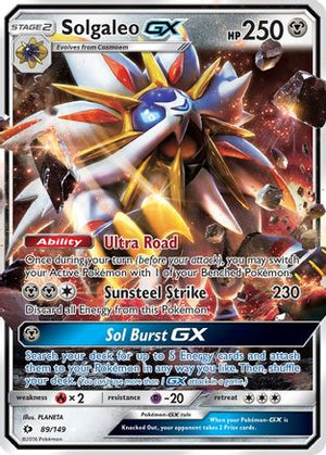 Solgaleo-GX 89/149 - Sun & Moon Holofoil - Poke-Collect