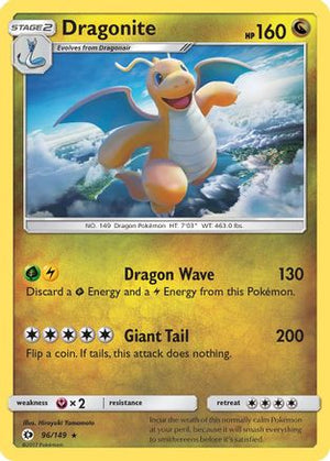 Dragonite 96/149 - SM Base Set Holofoil - Poke-Collect