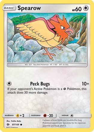 Spearow 97/149 - Sun & Moon - Poke-Collect