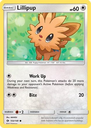 Lillipup 103/149 - Sun & Moon - Poke-Collect