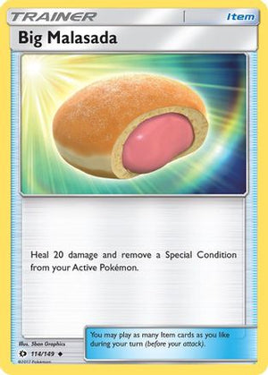 Big Malasada 114/149 - Sun & Moon Reverse Holofoil - Poke-Collect