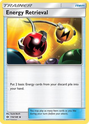 Energy Retrieval 116/149 - SM Base Set - Poke-Collect