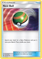 Nest Ball 123/149 - SM Base Set Reverse Holofoil - Poke-Collect