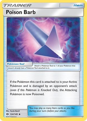 Poison Barb 124/149 - SM Base Set Reverse Holofoil - Poke-Collect